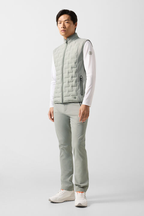 Dane Hybrid Waistcoat In Eucalyptus