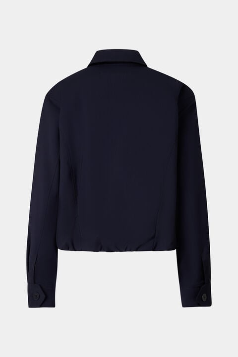 Tracy Shirt Jacket In Navy Blue