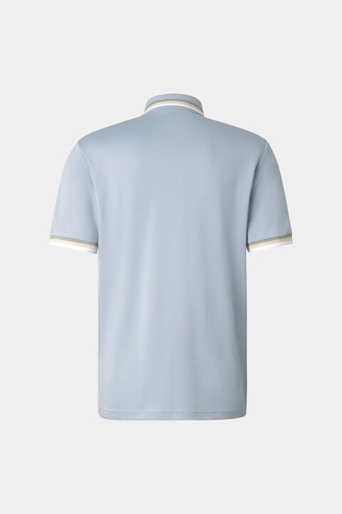 Arik Functional Short-Sleeved Top In Misty Blue