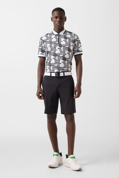 Valentin Functional Short-Sleeved Top In White/Black
