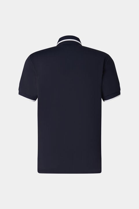 Cody Functional Short-Sleeved Top In Navy Blue