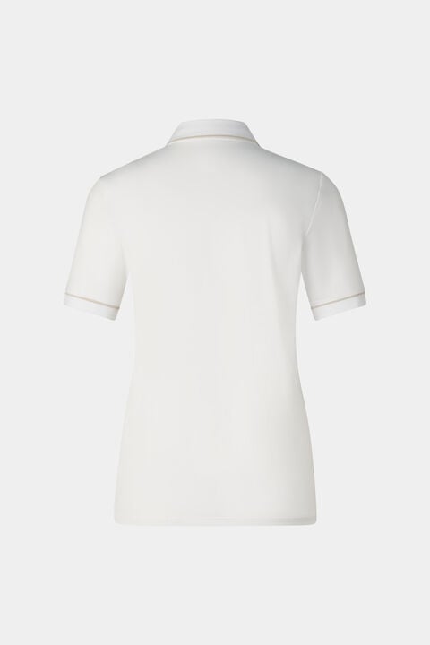Caren Functional Short-Sleeved Top In White