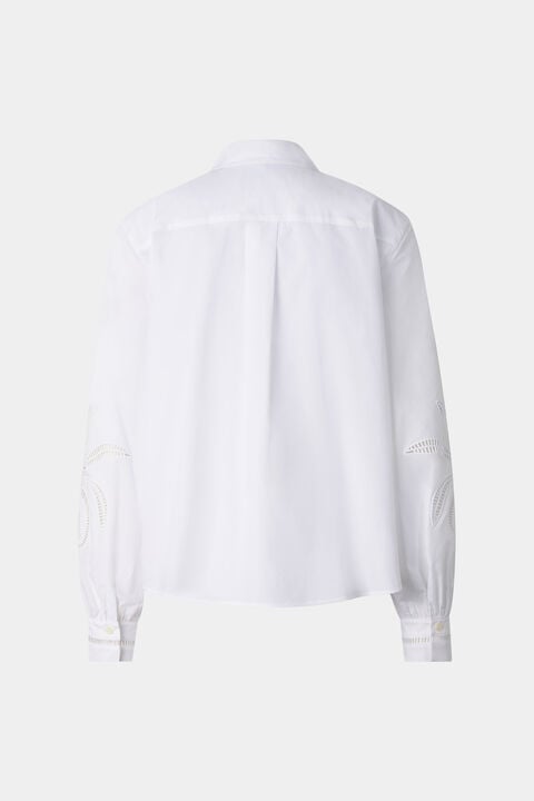 Summer Shirt Blouse In White