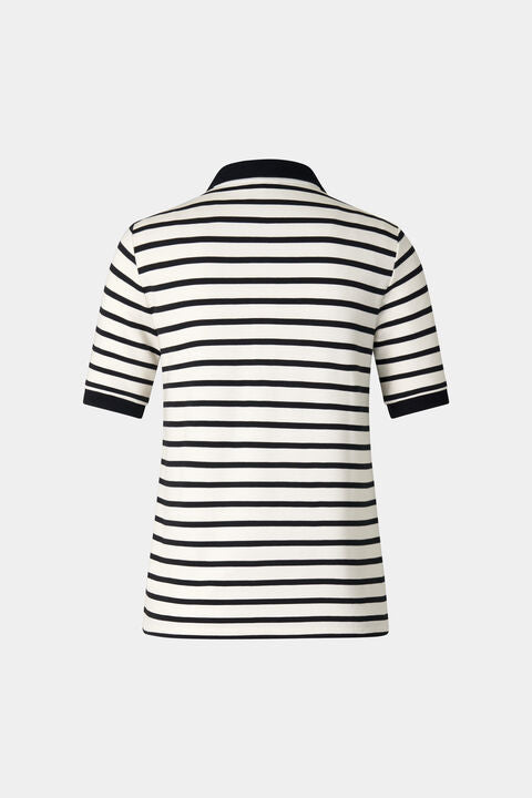 Polo Shirt Rea In Black/White
