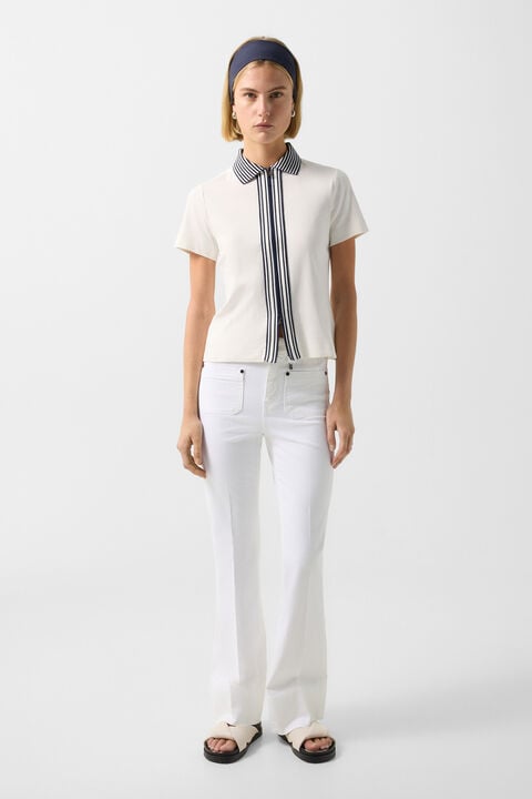 Peppa Polo Shirt In Off-White