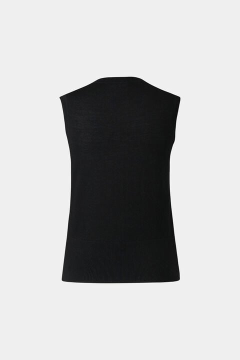 Knitted Top Isola In Black