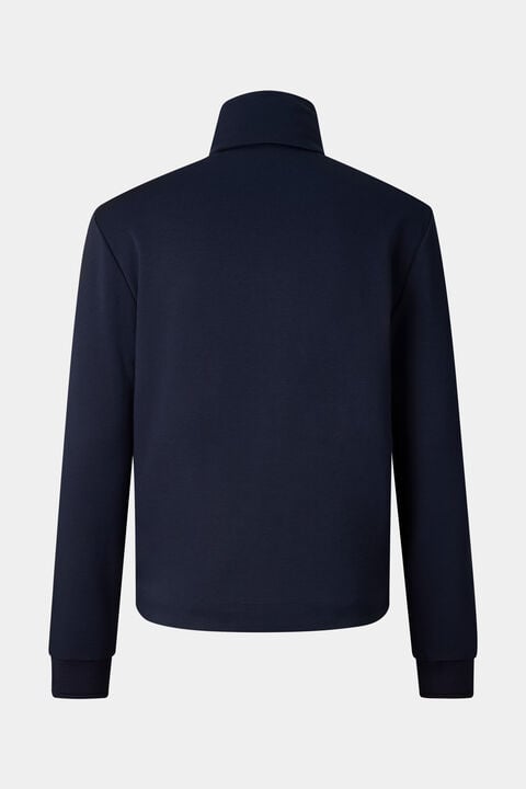 Baker Down Jersey Jacket In Navy Blue