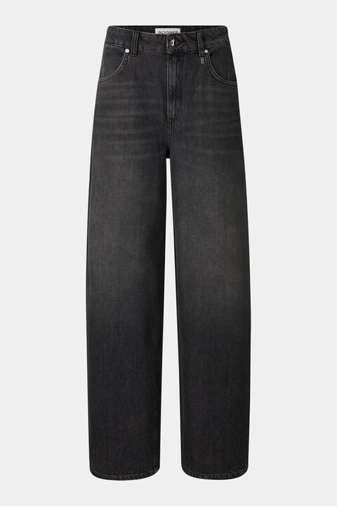 Barrel Fit Jeans Bina In Dark Grey
