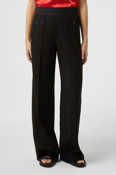 Ylvi Jersey Trousers In Black