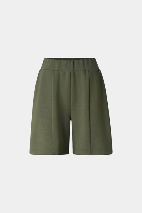 Romi Jersey Shorts In Olive Green