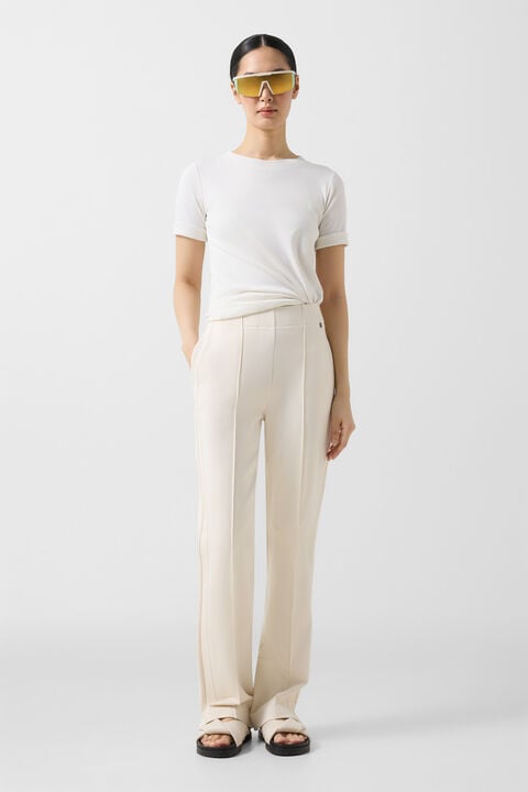 Penny Jersey Trousers In Cream