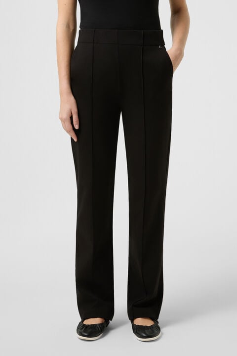 Bella Jersey Trousers In Black