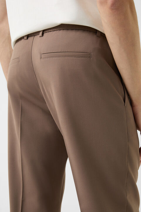 Pleated Trousers Marcus In Mud