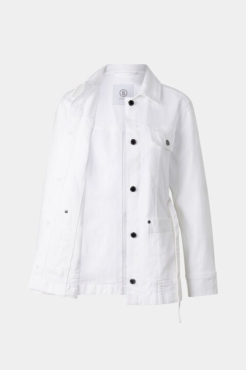 Pelin Denim Jacket In White