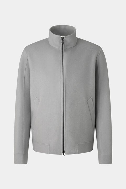 Doubleface Blouson Brice In Light Grey