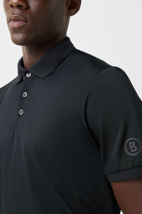 Daniel Functional Short-Sleeved Top In Black