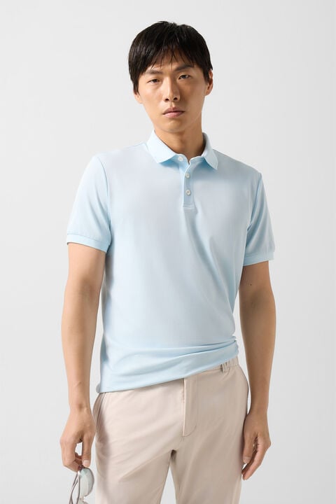 Daniel Functional Short-Sleeved Top In Light Blue