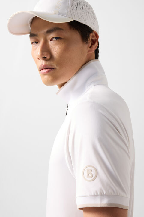 Cody Functional Short-Sleeved Top In Off-White
