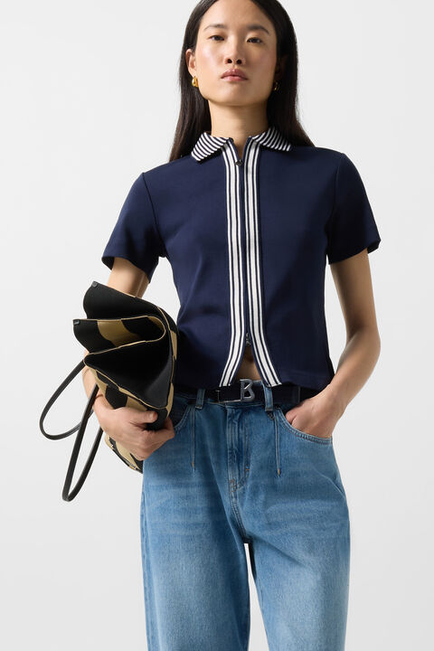 Peppa Polo Shirt In Navy Blue