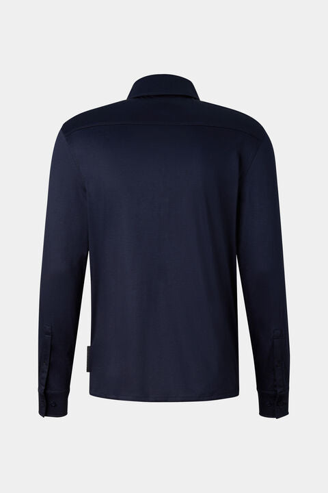 Jersey Shirt Franz In Navy Blue