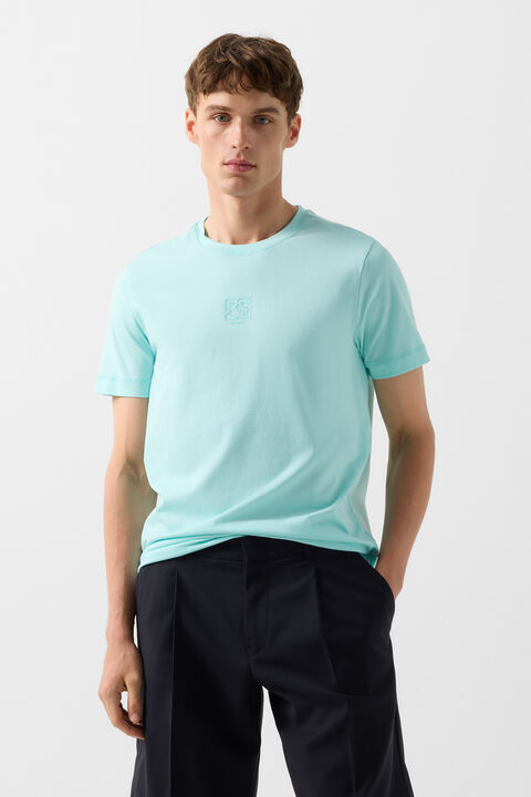 T-Shirt Roc In Cyan-Blue
