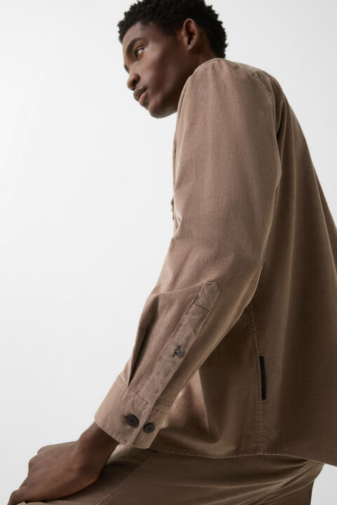 Corduroy Shirt Heiko In Mud