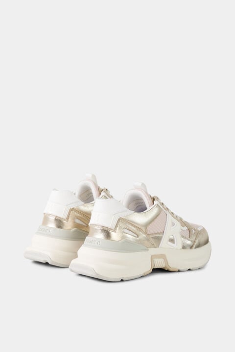 Sneaker Ctp25 In White/Gold