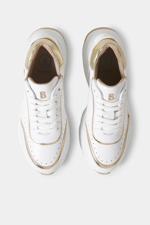 Kobe Sneaker In White/Gold