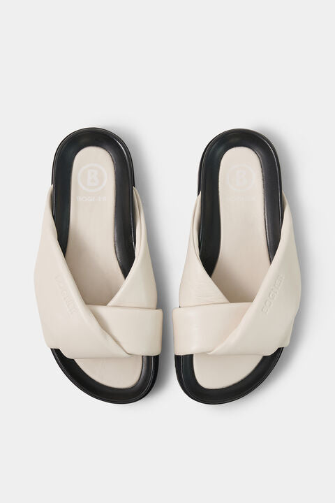 Sirolo Sandals In Cream/Black