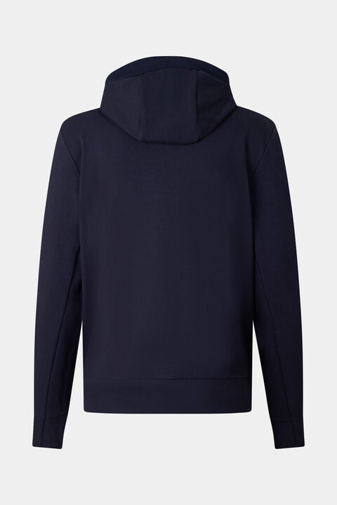 Ernesto Jersey Jacket In Navy Blue