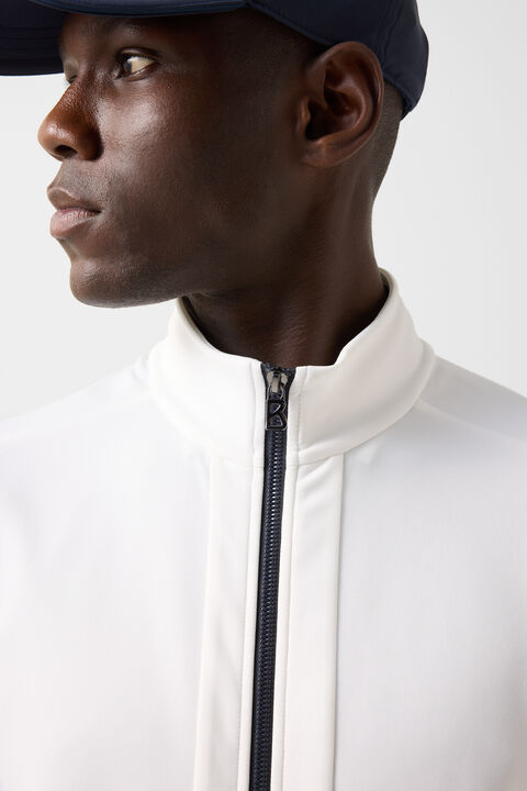 Semir Functional Jacket In Off-White/Navy Blue