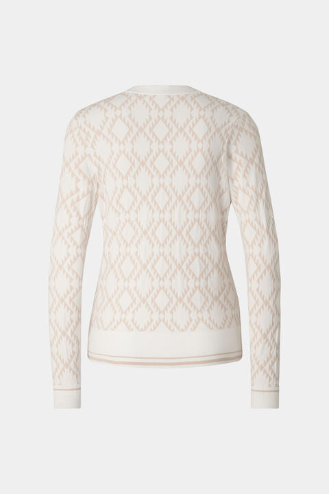 Amber Knit Jacket In Cream/Sand