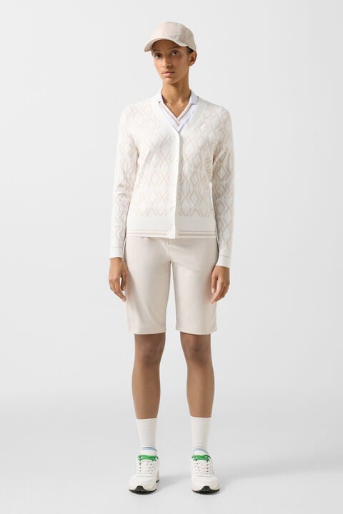 Amber Knit Jacket In Cream/Sand