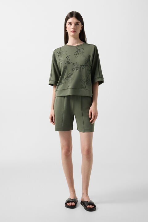Rabea Sweatshirt In Olive Green