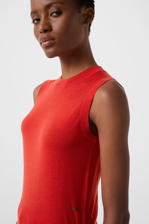Knitted Top Isola In Red