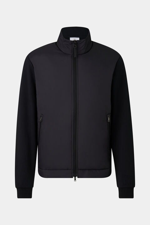 Rover Hybrid Jersey Jacket In Black