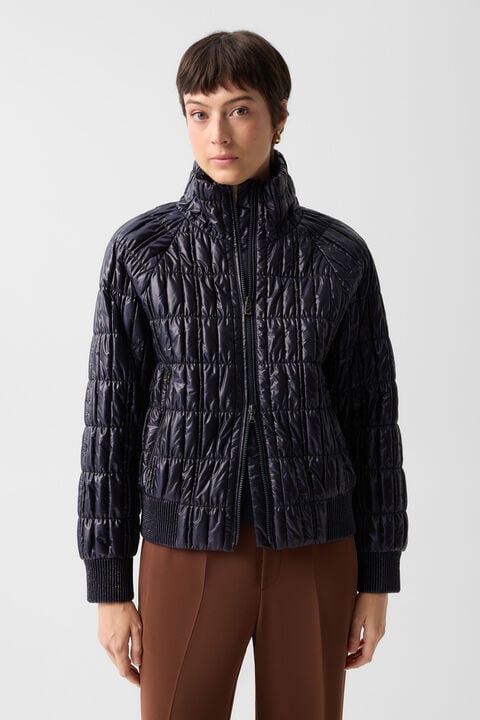Sherry Quilted Jacket In Navy Blue