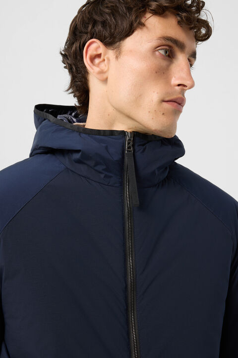 Clio Lightweight Down Jacket In Navy Blue