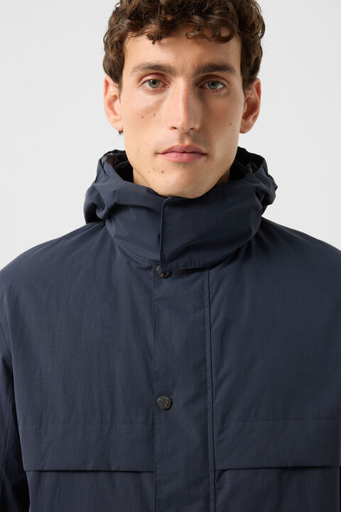 Parka Franky In Navy Blue