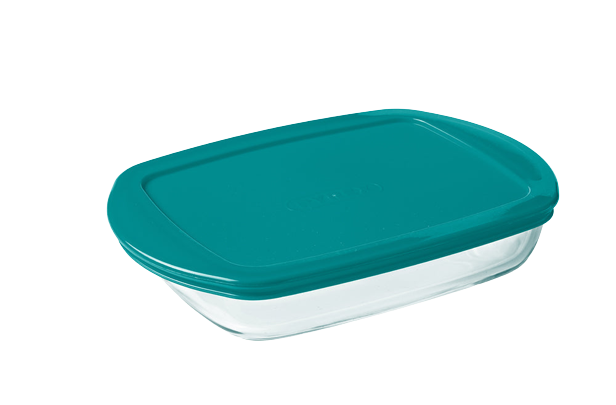 Cook  Store - Rectangular glass dish with lid