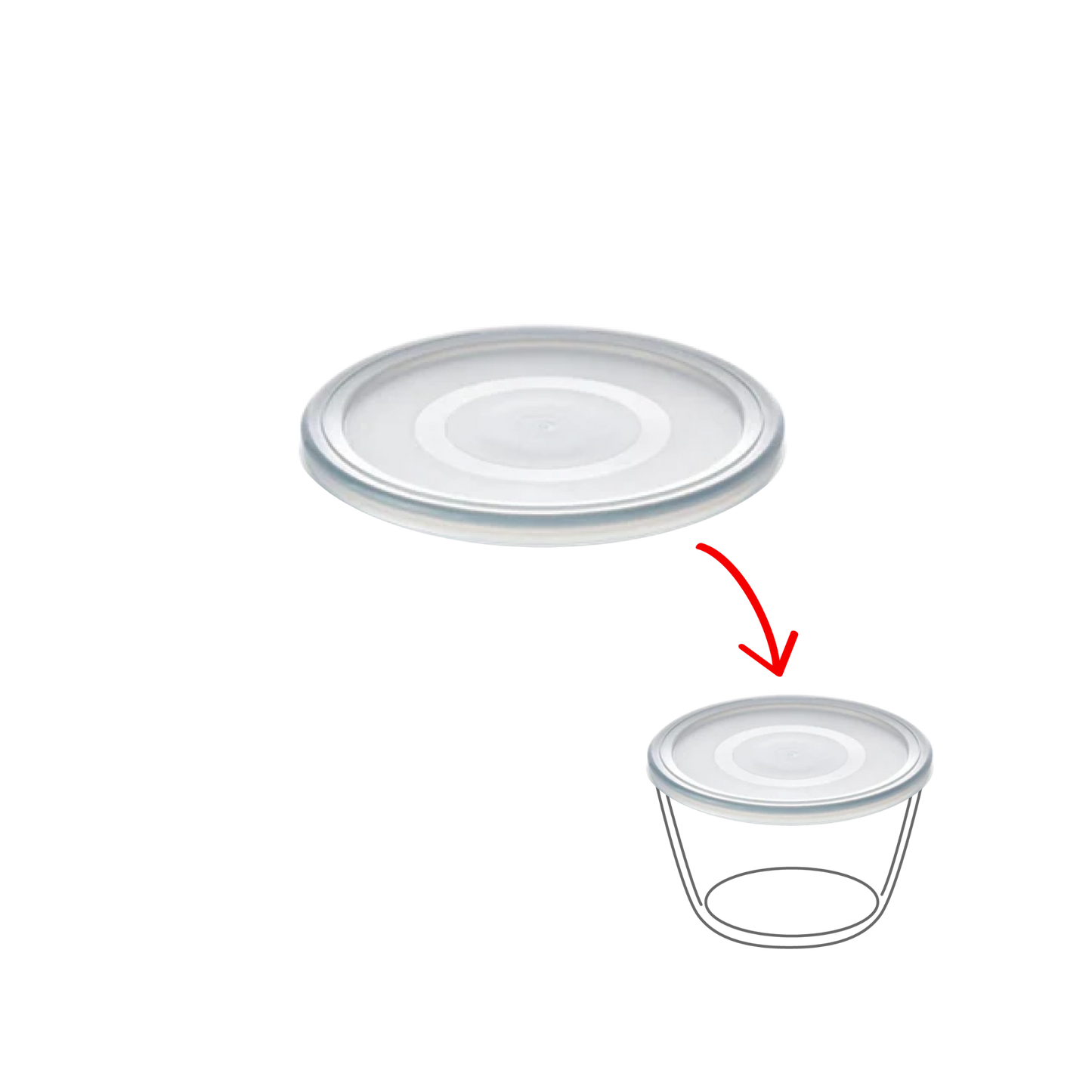 Cook Freeze - Round replacement lid