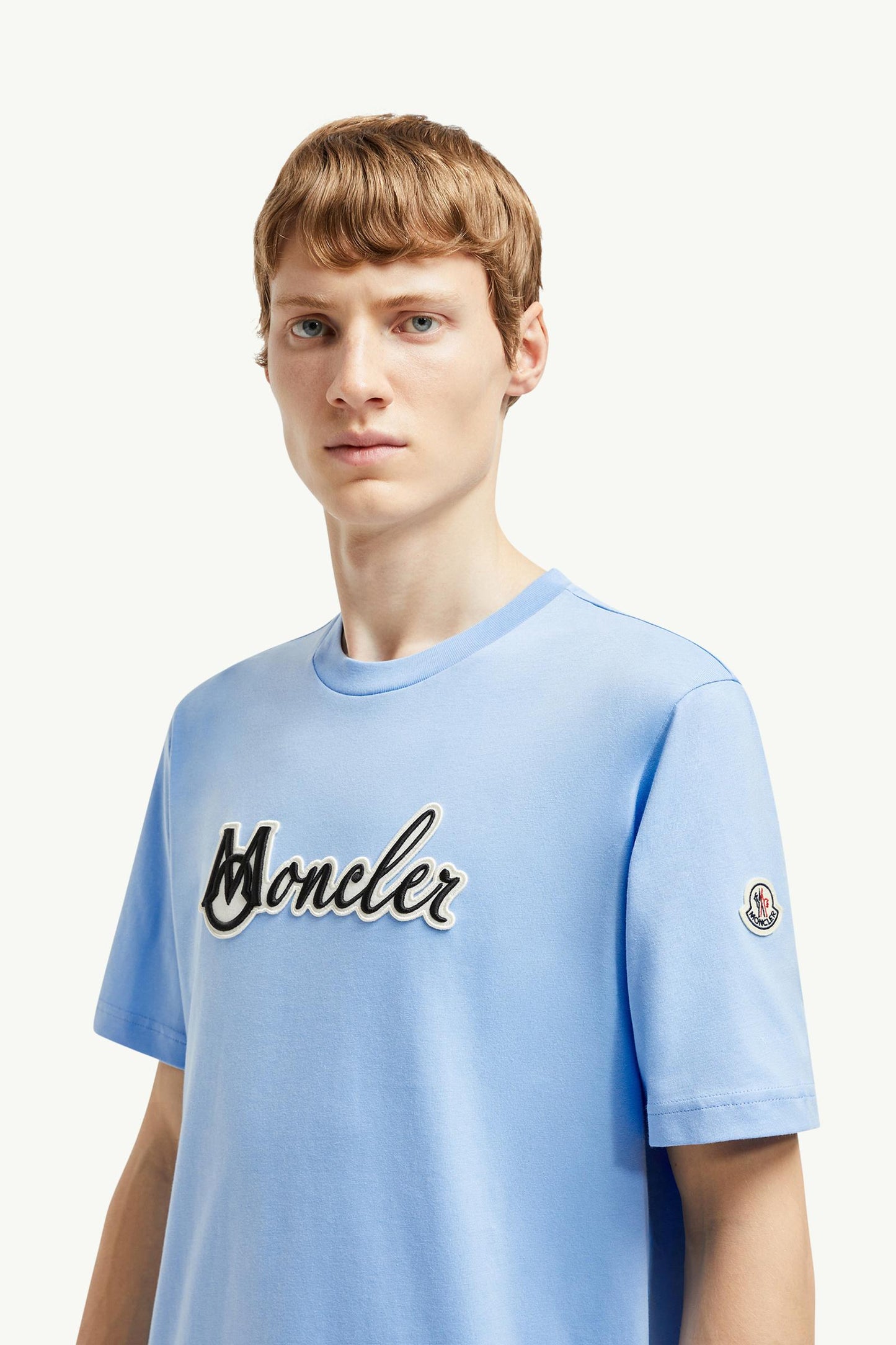 Embroidered Varsity Logo Cotton T-shirt