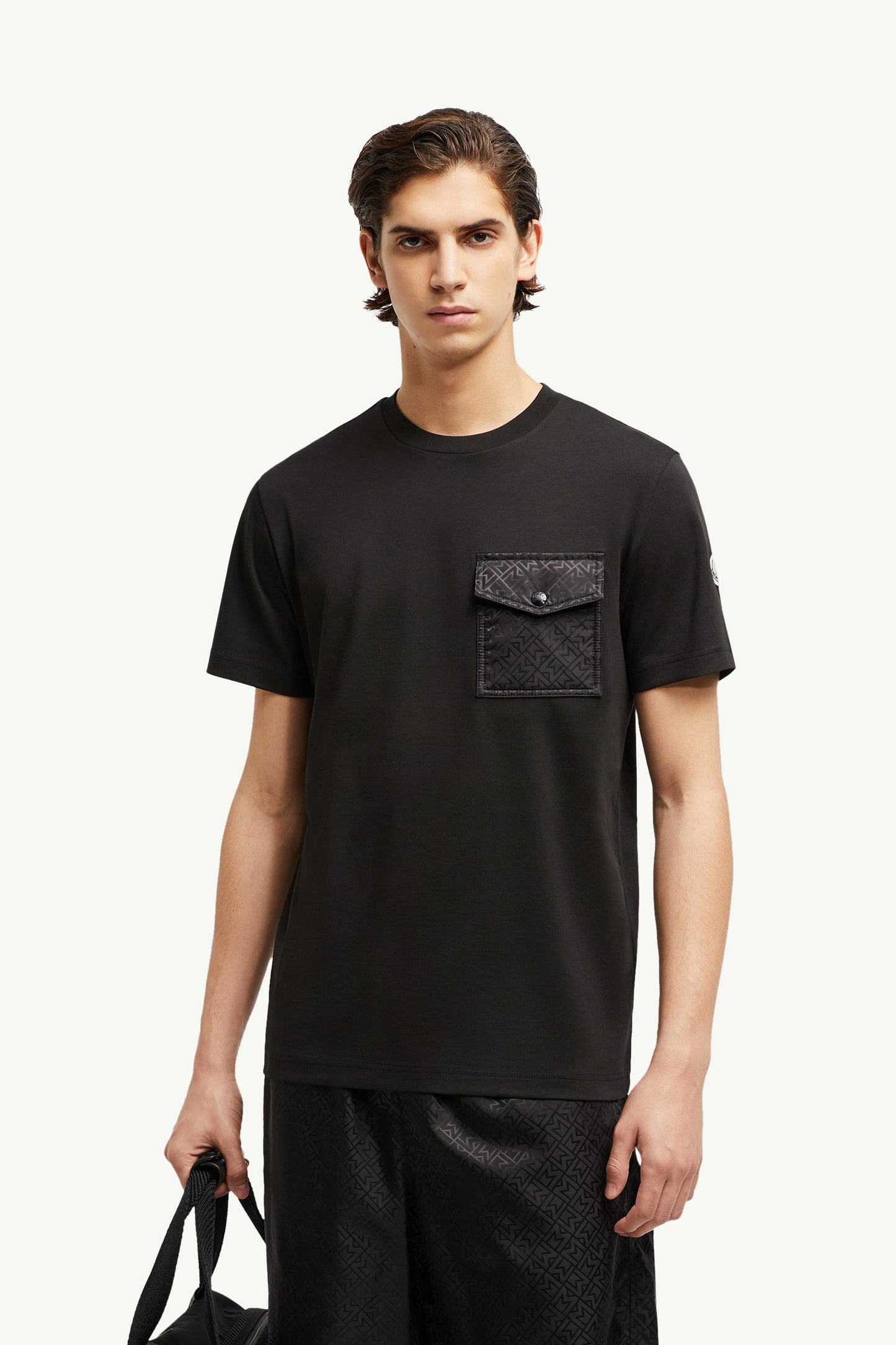 Monogram Cotton T-Shirt With Pocket