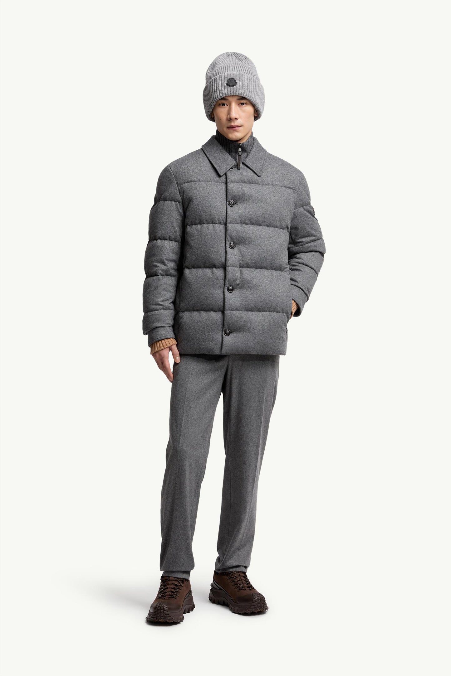 Pres Cashmere Blend Down Shirt Jacket