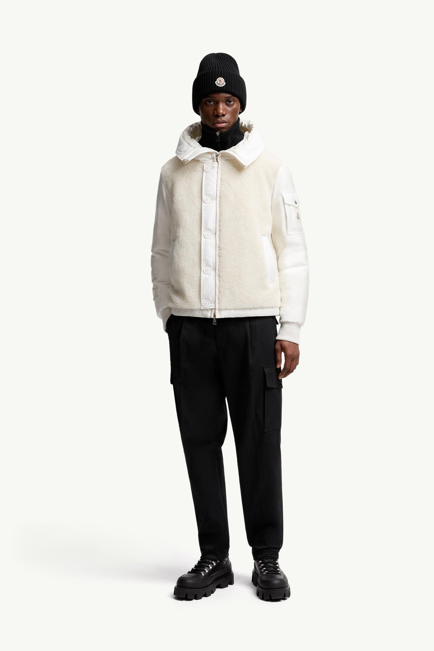 Cotton Gabardine Cargo Trousers