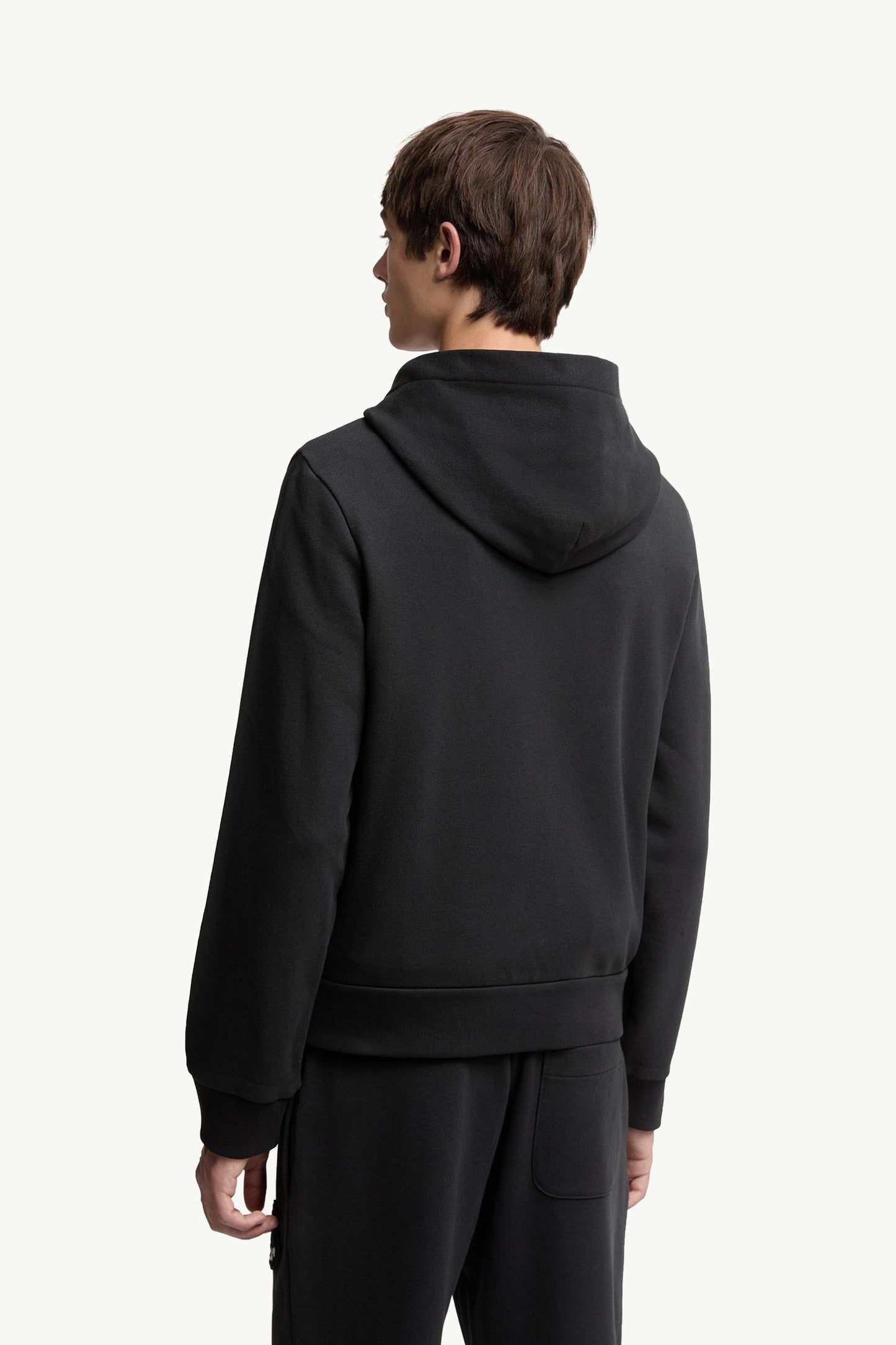 Logo Cotton Zip-Up Hoodie