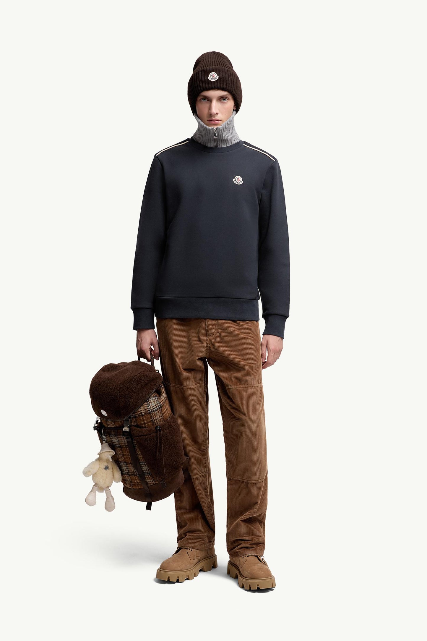 Mon Duck Logo Cotton Sweatshirt