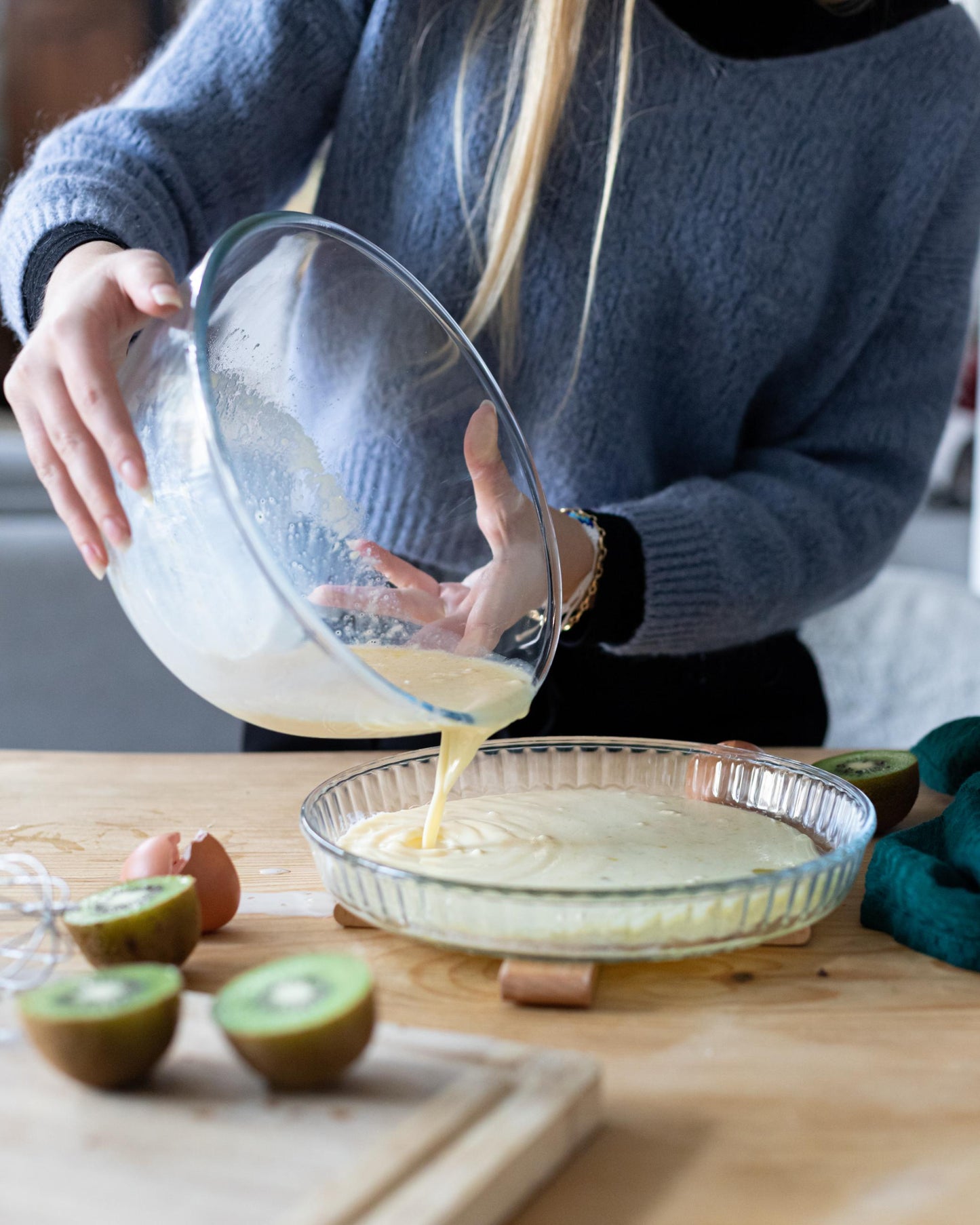 Glass tart mould