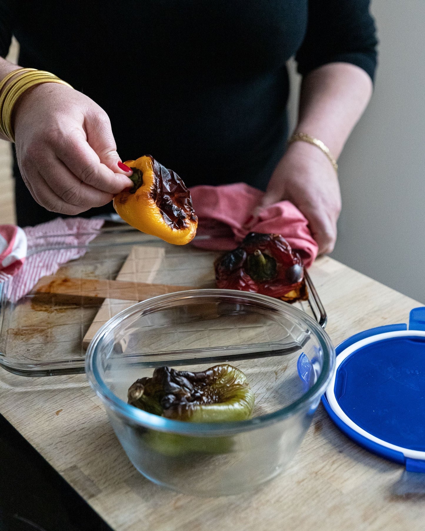 Cook Go - Round glass storage tin with watertight lid