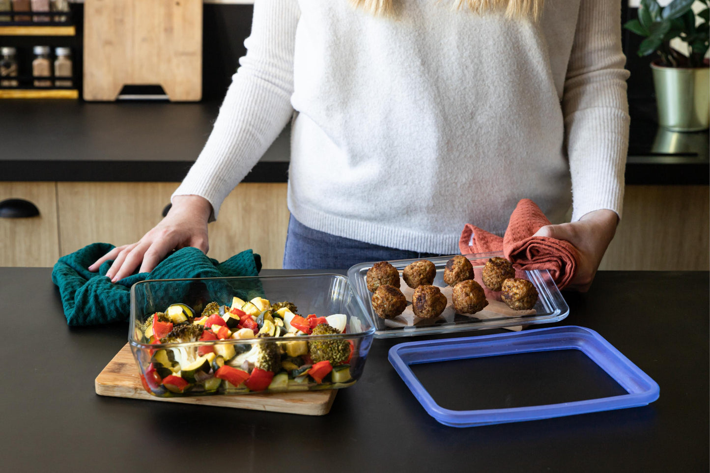 Zero Plastic - 100% glass rectangular storage box